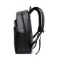 New cross-border men's business commuter backpack, large capacity, student travel laptop backpack, PU leather casual backpack New cross-border men's business commuter backpack, large capacity, student travel laptop backpack, PU leather casual backpack