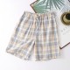 Washed cotton couple's pajama pants, pure cotton men's and women's trousers, spring and autumn, summer, casual, loose plaid, outdoor wear. Washed cotton couple's pajama pants, pure cotton men's and women's trousers, spring and autumn, summer, casual, loose plaid, outdoor wear.