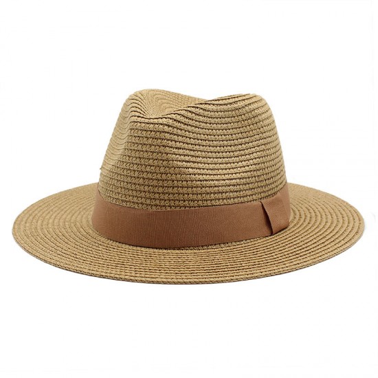 Cross-border British retro wide-brimmed white pure wool hat, fashionable and versatile, casual jazz hat for women, autumn/winter.