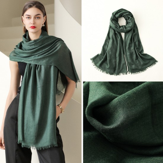 2025 Spring/Summer new silk scarf, fashionable sunscreen, long beach scarf, solid color cotton and linen silk scarf, wholesale 2025 Spring/Summer new silk scarf, fashionable sunscreen, long beach scarf, solid color cotton and linen silk scarf, wholesale