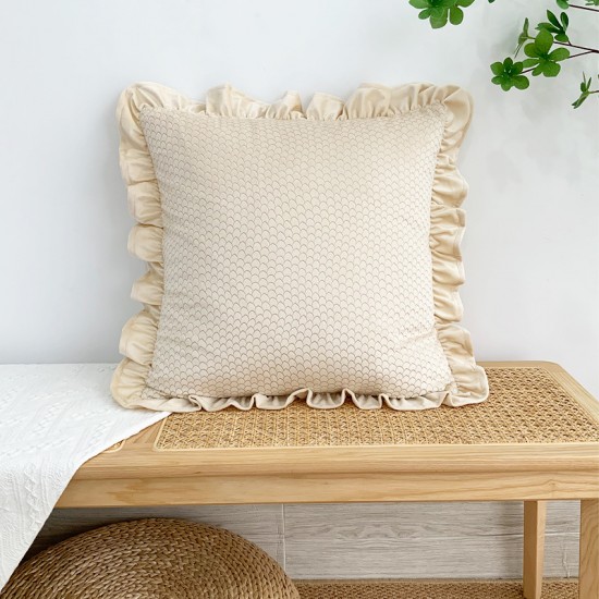 Nordic colorful cotton and linen bubble quilted pillow covers for sofa decorations, solid color cushion covers. Nordic colorful cotton and linen bubble quilted pillow covers for sofa decorations, solid color cushion covers.