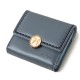 Lianbu Leather Goods 2022 New Women's Short Wallet, Japanese and Korean Tri-Fold Buckle, PU Soft Embroidered Student Wallet Lianbu Leather Goods 2022 New Women's Short Wallet, Japanese and Korean Tri-Fold Buckle, PU Soft Embroidered Student Wallet