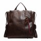 Cross-border retro women's backpack, large-capacity, casual, versatile, commuter schoolbag, street-fashion, high-end travel backpack Cross-border retro women's backpack, large-capacity, casual, versatile, commuter schoolbag, street-fashion, high-end travel backpack