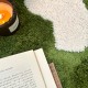 Irregular moss green carpet, living room coffee table rug, bedroom floor mats, thickened plush bedside rugs, bathroom absorbent mats Irregular moss green carpet, living room coffee table rug, bedroom floor mats, thickened plush bedside rugs, bathroom absorbent mats