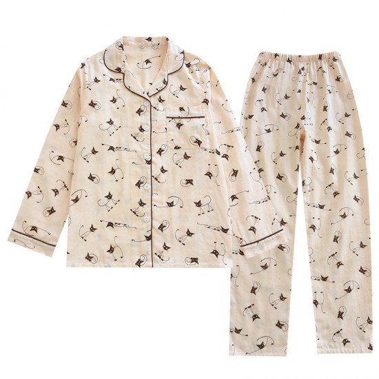 Candy solid color women's pajamas, spring, summer, and autumn, pure cotton double-layer washed cotton gauze, thin home pants, loose casual trousers Candy solid color women's pajamas, spring, summer, and autumn, pure cotton double-layer washed cotton gauze, thin home pants, loose casual trousers