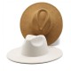 New European and American 9.5cm wide-brim suede topper, stylish and simple topper, heart-shaped wide-brim jazz hat New European and American 9.5cm wide-brim suede topper, stylish and simple topper, heart-shaped wide-brim jazz hat