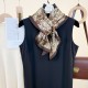 Korean retro, elegant, high-end clothing matching shawls, thin scarves with floral prints for air-conditioned rooms. Korean retro, elegant, high-end clothing matching shawls, thin scarves with floral prints for air-conditioned rooms.