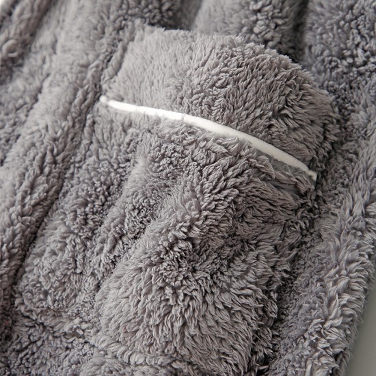 2023 new double-sided thickened comfortable cotton velvet pajamas for men, plus-size home robes for autumn and winter couple's robes.