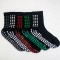 Men's football socks, square-shaped rubberized mid-calf socks, adult sports socks, sweat-wicking, non-slip and shock-absorbing rubberized rubberized socks