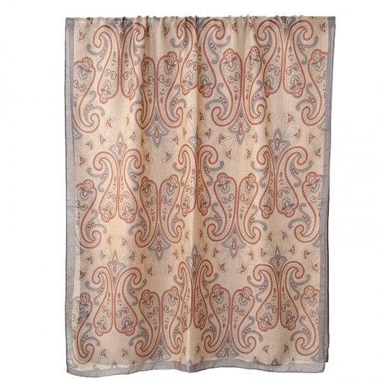 New cotton and linen long scarves, thin shawls for travel and photography, Korean-style fashionable and retro cashew flower print long scarves. New cotton and linen long scarves, thin shawls for travel and photography, Korean-style fashionable and retro cashew flower print long scarves.