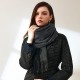 Sweet Japanese and Korean solid color faux cashmere scarves, women's 2025 winter new extended fashionable warm shawls
