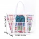 Cross-border double-layer cosmetic bag, heightened and large-capacity, portable travel makeup storage bag