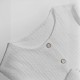 European and American mid-sleeved open shirt for women, 2025 spring and autumn new style, elegant casual round-neck drawstring waisted top European and American mid-sleeved open shirt for women, 2025 spring and autumn new style, elegant casual round-neck drawstring waisted top