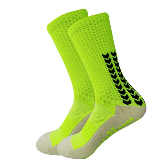 Wholesale adhesive-coated adult non-slip sports socks, thickened towel-soled soccer socks, cross-border sports socks. Wholesale adhesive-coated adult non-slip sports socks, thickened towel-soled soccer socks, cross-border sports socks.