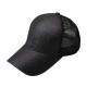 European and American cross-border mesh ponytail baseball caps. Wholesale travel logo-printed work sun hats European and American cross-border mesh ponytail baseball caps. Wholesale travel logo-printed work sun hats