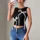 2025 Spring/Summer new women's clothing: fresh, elegant, sweet, and cute, waist-hugging, polka-dot, suspender dress 2025 Spring/Summer new women's clothing: fresh, elegant, sweet, and cute, waist-hugging, polka-dot, suspender dress