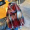 Korean Winter New Gradient Plaid Thickened Tassel Scarf, Couple's Gift, Luxury Neck Scarf, Ready-to-Wear Wholesale