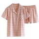 Women's summer nightgown, pure cotton double-layered cotton gauze short-sleeved loungewear, thin, soft, loose, plus-size cotton nightgown. Women's summer nightgown, pure cotton double-layered cotton gauze short-sleeved loungewear, thin, soft, loose, plus-size cotton nightgown.
