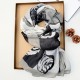 French creative new retro-printed long scarves, stylish spring and summer scarves, stylish cotton and linen shawls. French creative new retro-printed long scarves, stylish spring and summer scarves, stylish cotton and linen shawls.