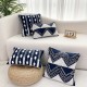 Home pillow sets with polyester-cotton yarn-dyed velvet, pompoms, and tie-stitching, PU leather, and tassel tassels for living rooms. Home pillow sets with polyester-cotton yarn-dyed velvet, pompoms, and tie-stitching, PU leather, and tassel tassels for living rooms.