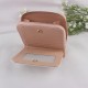 Lianbu Korean-style short women's wallet, a fresh, two-fold, zippered, solid-color PU, student wallet. Lianbu Korean-style short women's wallet, a fresh, two-fold, zippered, solid-color PU, student wallet.