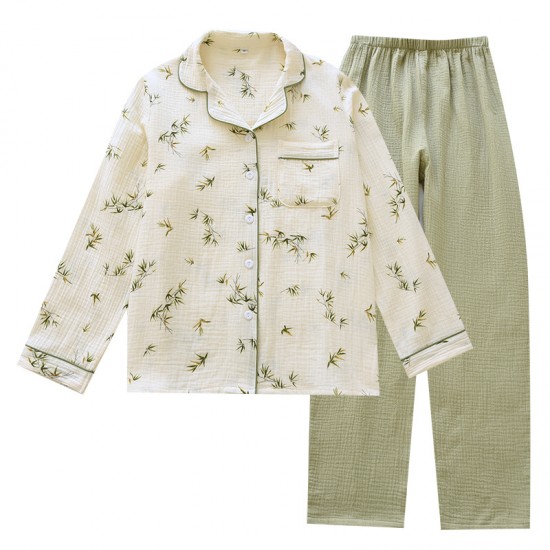 Women's Christmas tree pajamas, pure cotton, spring and summer long-sleeved pants, thin, cotton loungewear, soft, loose two-piece set. Women's Christmas tree pajamas, pure cotton, spring and summer long-sleeved pants, thin, cotton loungewear, soft, loose two-piece set.