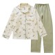 Women's Christmas tree pajamas, pure cotton, spring and summer long-sleeved pants, thin, cotton loungewear, soft, loose two-piece set. Women's Christmas tree pajamas, pure cotton, spring and summer long-sleeved pants, thin, cotton loungewear, soft, loose two-piece set.