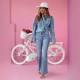 Amazon Cross-Border European and American 2024 Spring/Summer New Flared Jeans for Women: Stylish and Elegant Commuter Casual Pants Amazon Cross-Border European and American 2024 Spring/Summer New Flared Jeans for Women: Stylish and Elegant Commuter Casual Pants