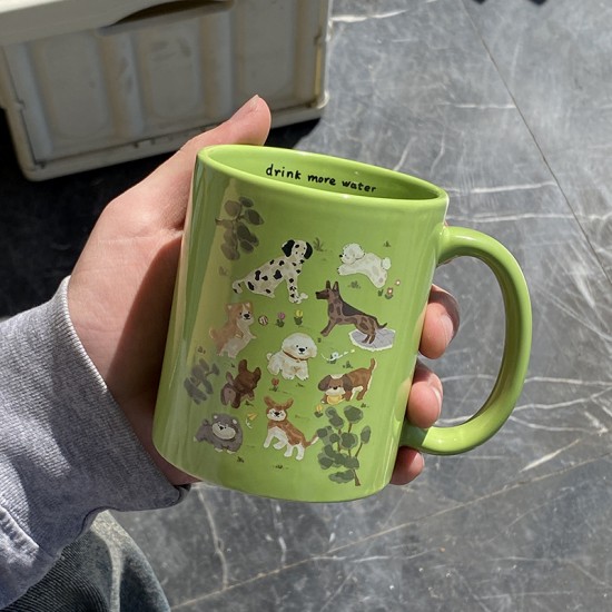 Homemade cute kitten flip-top ceramic mug, niche and fun coffee cup and water cup gift, 270ml. Homemade cute kitten flip-top ceramic mug, niche and fun coffee cup and water cup gift, 270ml.