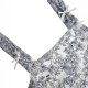 2025 Summer New Women's Midi Skirt Elegant and sophisticated retro blue and white porcelain adjustable vest dress 2025 Summer New Women's Midi Skirt Elegant and sophisticated retro blue and white porcelain adjustable vest dress