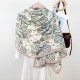 New cotton and linen long scarves, thin shawls for travel and photography, Korean-style fashionable and retro cashew flower print long scarves. New cotton and linen long scarves, thin shawls for travel and photography, Korean-style fashionable and retro cashew flower print long scarves.