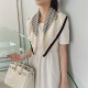 Korean Dongdaemun striped silk scarves, women's headbands, sweet chiffon square scarves, professional small scarves. Korean Dongdaemun striped silk scarves, women's headbands, sweet chiffon square scarves, professional small scarves.