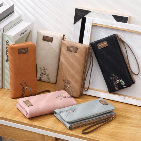Lianbu New Women's Long Wallet, Bi-Fold Multi-Function Large-Capacity Zipper Clutch, PU Wallet, Wholesale Lianbu New Women's Long Wallet, Bi-Fold Multi-Function Large-Capacity Zipper Clutch, PU Wallet, Wholesale
