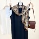 Korean retro, elegant, high-end clothing matching shawls, thin scarves with floral prints for air-conditioned rooms. Korean retro, elegant, high-end clothing matching shawls, thin scarves with floral prints for air-conditioned rooms.