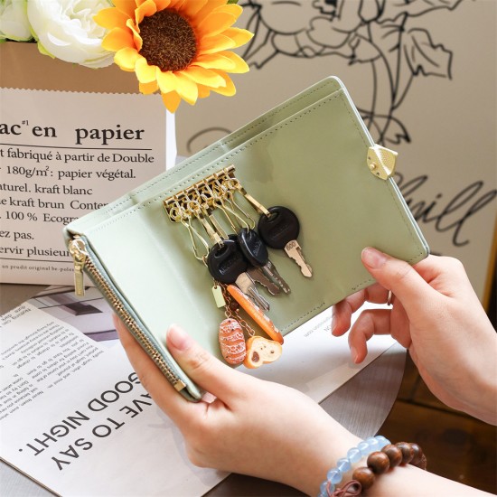 2025 new women's short key case, wallet, fashionable, card holder, bill holder, and key case wholesale. 2025 new women's short key case, wallet, fashionable, card holder, bill holder, and key case wholesale.