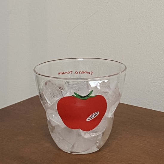 Instagram Cartoon Abstract Fish Glass, Cute Blue Fish, High-Resistant Juice and Milk Cup for Couples Instagram Cartoon Abstract Fish Glass, Cute Blue Fish, High-Resistant Juice and Milk Cup for Couples