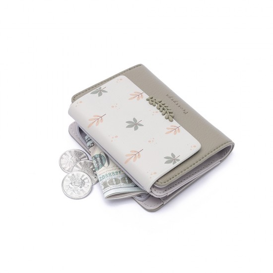 New Japanese-Korean style women's wallet, fresh-looking, popular-style, foldable, zippered, multifunctional, female wallet. New Japanese-Korean style women's wallet, fresh-looking, popular-style, foldable, zippered, multifunctional, female wallet.