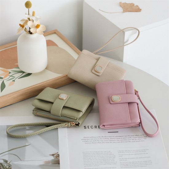 New cross-border short women's wallet, buckle, multifunctional, wristband, student coin purse, wholesale New cross-border short women's wallet, buckle, multifunctional, wristband, student coin purse, wholesale