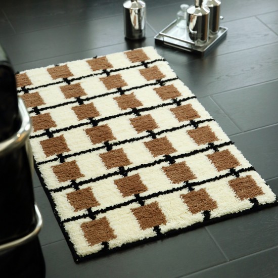 Checkerboard absorbent bathroom floor mats, non-slip bathroom entrance mats, and flocked bedroom entrance floor mats. Checkerboard absorbent bathroom floor mats, non-slip bathroom entrance mats, and flocked bedroom entrance floor mats.