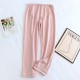 Adjustable maternity pajamas, plus-size, spring and autumn, pure cotton, belly-supporting pants, thin, soft loungewear pants for autumn and winter Adjustable maternity pajamas, plus-size, spring and autumn, pure cotton, belly-supporting pants, thin, soft loungewear pants for autumn and winter