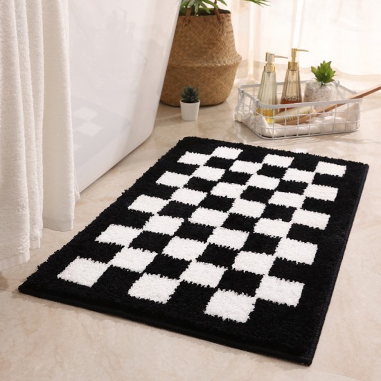 Instagram-style living room bedside rugs, modern and simple, full-length patchwork plush mats, home bedroom puzzle children's blankets Instagram-style living room bedside rugs, modern and simple, full-length patchwork plush mats, home bedroom puzzle children's blankets