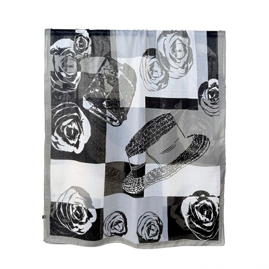 French creative new retro-printed long scarves, stylish spring and summer scarves, stylish cotton and linen shawls. French creative new retro-printed long scarves, stylish spring and summer scarves, stylish cotton and linen shawls.