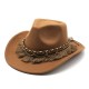 Cross-border retro ethnic-style tassel felt hat, jazz flat-brimmed hat for men and women, British woolen hat Cross-border retro ethnic-style tassel felt hat, jazz flat-brimmed hat for men and women, British woolen hat
