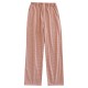 New women's padded pajamas, pure cotton gauze long sleeves, spring, summer, and autumn bra-free crepe loungewear set.