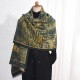 European and American retro oil painting style, an elegant, stylish, niche, warm neck scarf. European and American retro oil painting style, an elegant, stylish, niche, warm neck scarf.
