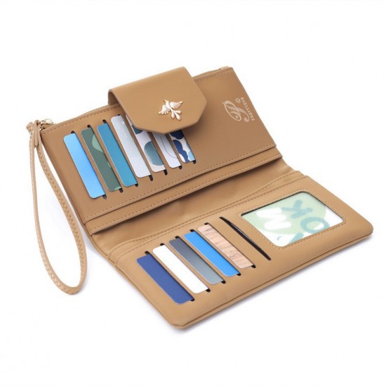 Lianbu women's long wallet, Japanese and Korean style, new, stylish and simple. Multifunctional Large-Capacity Clutch Handbag Lianbu women's long wallet, Japanese and Korean style, new, stylish and simple. Multifunctional Large-Capacity Clutch Handbag