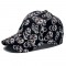 New cross-border baseball cap with skull print, fashionable and versatile, outdoor casual sun hat for men and women.