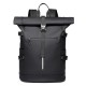 2025 new trendy roll-up bag, men's commuter shoulder bag, trendy single-shoulder commuter large capacity backpack