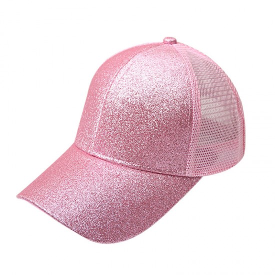 European and American cross-border mesh ponytail baseball caps. Wholesale travel logo-printed work sun hats European and American cross-border mesh ponytail baseball caps. Wholesale travel logo-printed work sun hats
