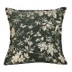 Cross-border Nordic ins green chenille jacquard pillows, retro pastoral cushions for living room sofas